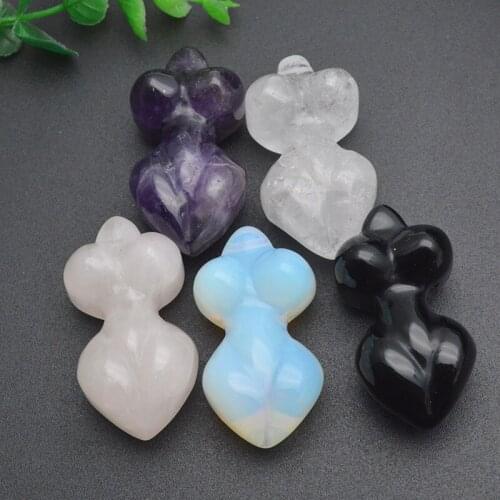 200pcs/lot New Jewelry Hot Selling A Variety of Natural Stones Charms Pendants for Diy Jewelry Making Wholesale Free Shipping