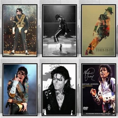 Michael Jackson posters Prints Black and white Wall Painting high Quality Decor Poster Wall Painting Home Decoration