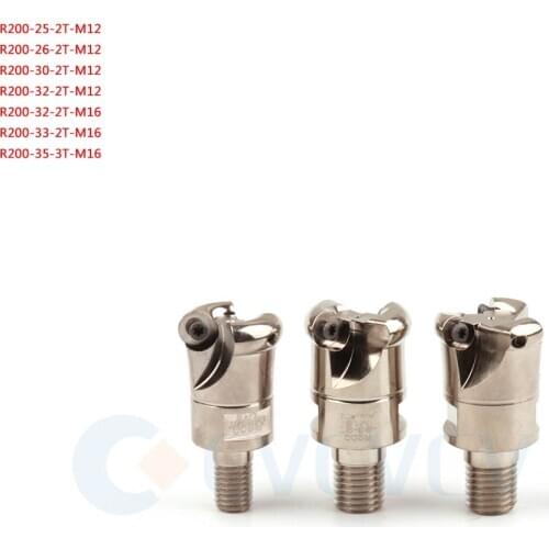 R200-25 26 30 32 33-2T 35-3T CNC Lathe Milling Cutter Head Adaptation RCKT Machine Tool Carbide Blade Strong Rigidity Long Life