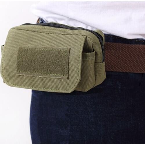 Outdoor Tactical Wear-resistant Waterproof Sports Waist Pack Camping Bag 800D Nylon Waterproof Running Belt Sports Waist Bag