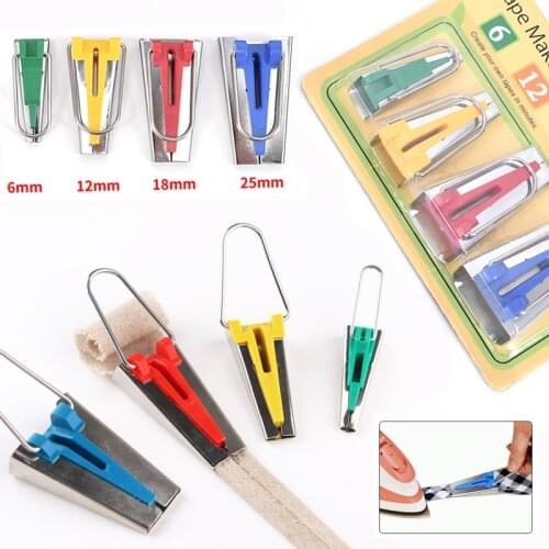 High Quality DIY Hand Sewing Accessories Bias Tape Makers binding Sewing Tool Quilting Sewing Patchwork Special Edging Device