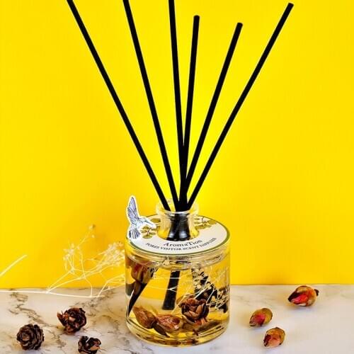 100ml Living Room Decoration Scent Fragrance Rattan Sticks Portable Office Essential Oil Home Bath Room Aroma Toilet freshener