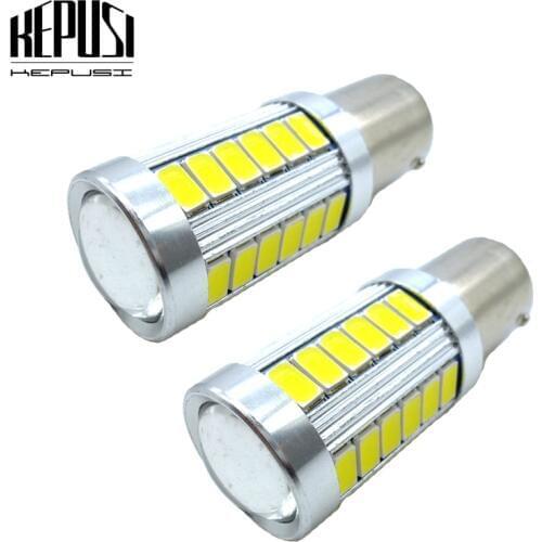 2x 1157 BAY15D P21/5W Bulb 5630 LED Brake Turn Signal light Lamp white Auto Car LED parking lights white Auto Lamp LED lamps