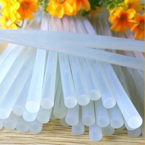 4pcs 270MM Green nontoxic Hot Melt Glue StickHighly Viscous Adhesive Strips Translucent Mobile Beauty Glue DIY and Craft Tool