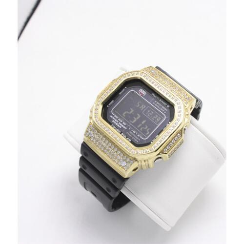 Diamond Metal Watch bezel Case For DW5600/5610 GW-5000 5035 Stainless Steel Watchband Frame for Bracelet Watch Accessory Tool