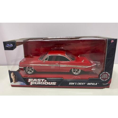 Jada car 1/24 Fast and Furious 1967 CHEVROLET IMPALA ss Collection car boy gifts