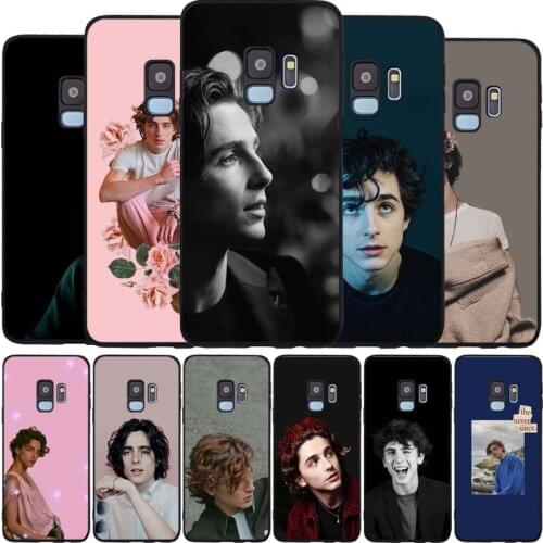Timothy Chalamet black Soft phone Case For Samsung S20 S10 S9 S8 S7 edge Plus Lite Note 8 9 10 A6 A7 A8 A9 2018 Cover