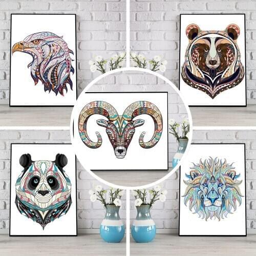 DIY Wooden Puzzle For Adults Children Each Piece Is Animal Shaped Christmas Gift Wooden Jigsaw Puzzle Improve Concentration