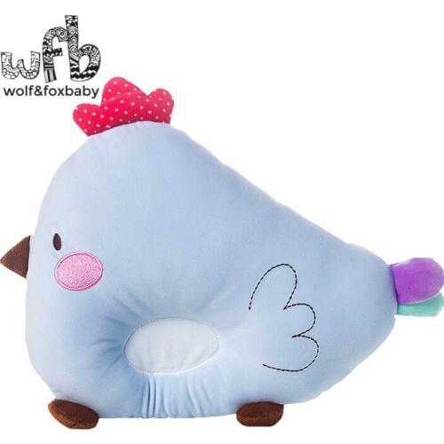 Retail cotton childrens cartoon modeling stereotypes pillow toddler anti-head memory pillow