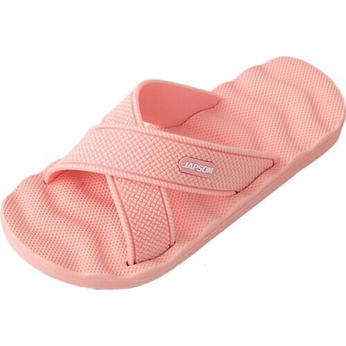 Home Slippers Men Summer Cool Floor Skid Proof Floor Slippers Indoor Family Solid Color Flat Bathroom Slippers Bath Sandal Women