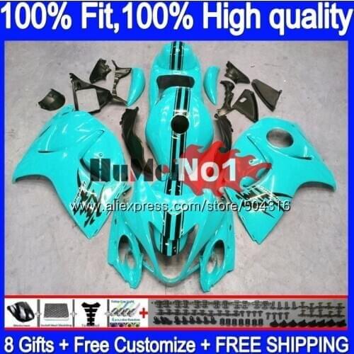 Injection For SUZUKI Hayabusa GSXR 1300 GSXR-1300 29MC.134 GSXR1300 2008 2009 2010 2011 2012 08 09 10 11 12 Glossy cyan Fairing