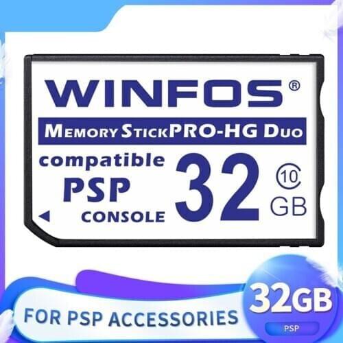 Winfos MS Pro Duo Memory Card For PSP Accessories 8GB 16GB 32GB Full Real Capacity
