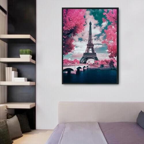 14CT Cross Stitch Kits Stamped DIY Printed Cotton Relaxing Embroidery Needlework Sets Home Wall Hanging Decor 46 X 36cm