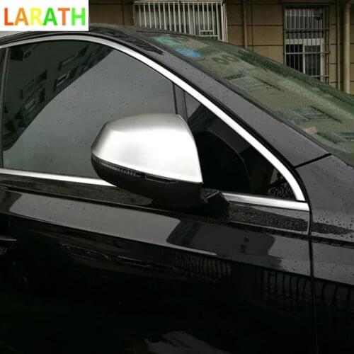 The New For Audi Q7 2016 2017 Auto parts Replacement Car Side Rear View Mirror Moulding Rearview Cover Trim