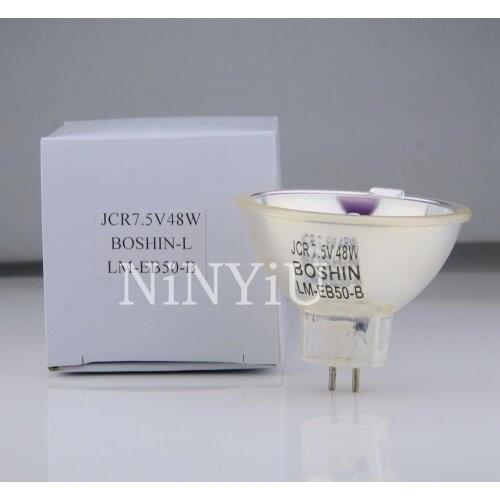 Original Boshin JCR 7.5V48W Lamp Cup JCR 7.5V48W LM-EB50-B Disco Cutting Machine Light Bulb Instrument Detects Fiber Optic Bulb