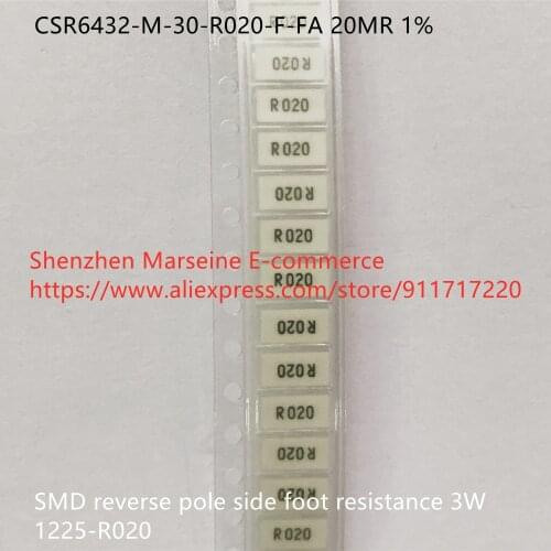 Original New 100% CSR6432-M-30-R020-F-FA SMD reverse pole side foot resistance 1225-R020 20MR 1% 3W (Inductor)