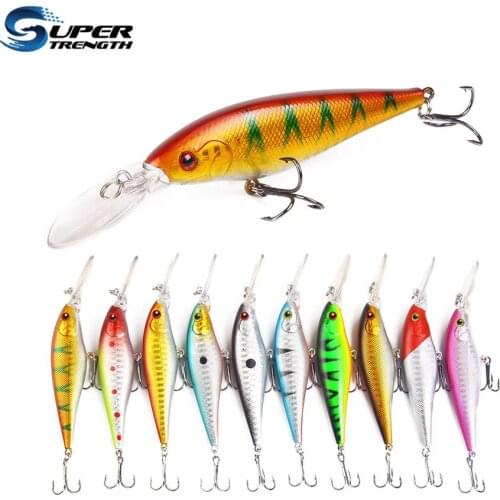 Super strength 11cm/9.5g minnow fishing lure fishing tackle crankbait fishing bait swimbait carp fishing trout