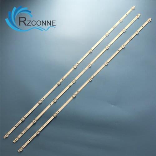LED Backlight strip 8/9 Lamp for 43'' TV JS-D-AP4316-081DC JS-D-AP4316-091DC 43A16B LMDS430D16C-07