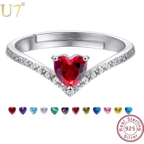 Кольца с кристаллами U7 China At AliExpress