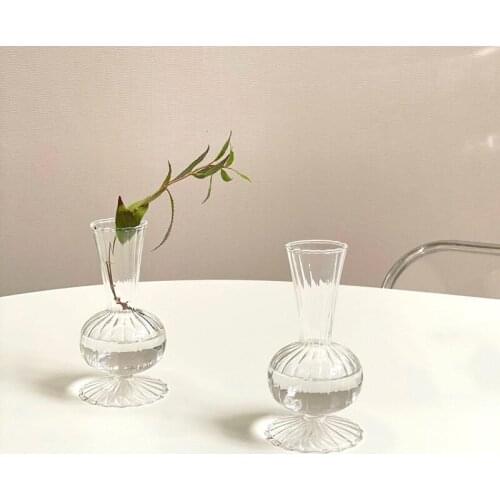 Flower Vase For Wedding Decor Centerpiece Glass Vase Fleur Flowers Arrangement Handmade Tabletop Vases For Flowers