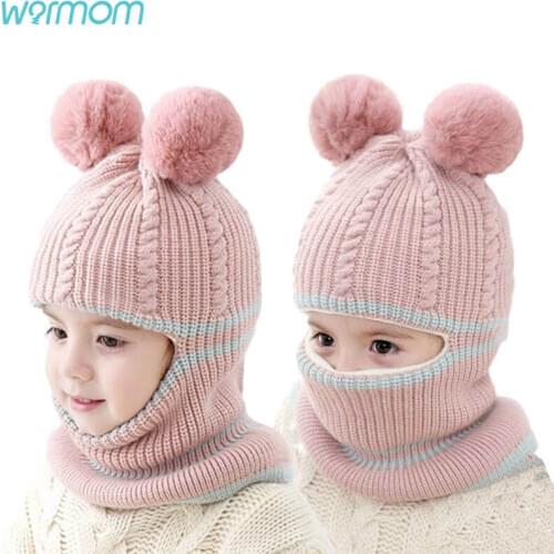 Зимние шапки для малышей Warmom China At AliExpress