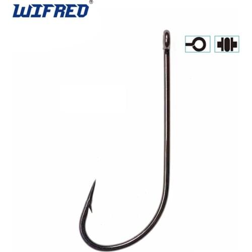 Wifreo 10/25/50pcs 2X Long Shank Standard Stinger Deer Hair Hook for Smaller Pike Bass Larger Salt Water Shrimps Fly Tying Hooks