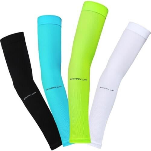 UV Proof Sunscreen Cycling Arm Sleeves Sun Protection Outdoor Sport Armwear Ice Cool Oversleeve Bicycle Equipment D0219