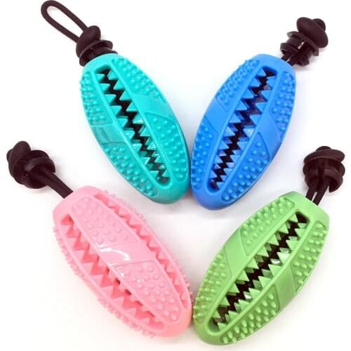 Dog Toothbrush Rubber Dog Toys Pet Chewing Toys Remove Bad Breath Cleaning Dog Tooth Toys For Small Puppy Large Dogs Accessories