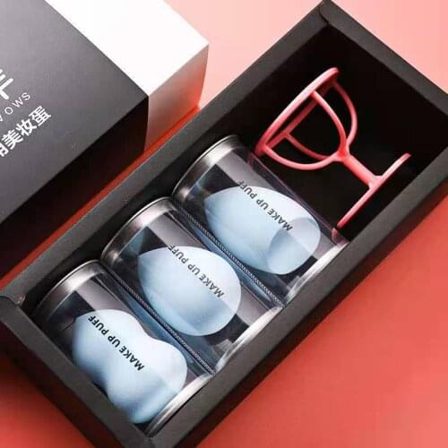 3PCS/SET Makeup Sponge Cosmetic Puff For Foundation Concealer Beauty Egg Make Up Puff Soft Egg Water Sponge Dry Wet Use