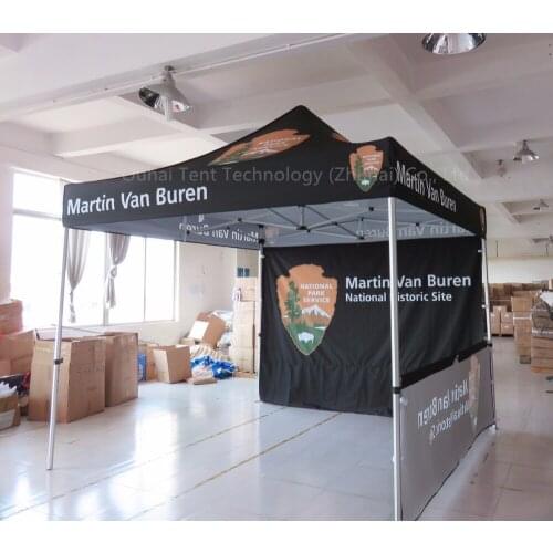 3 x 3m Hexagonal 40x40x2.0mm Aluminum Frame Folding Tent Pop Up Gazebo Event Instant Canopy Outdoor Party Advertising Shelter