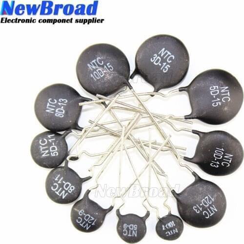 5pcs NTC Thermistor Resistor NTC 20D-20 Thermal Resistor