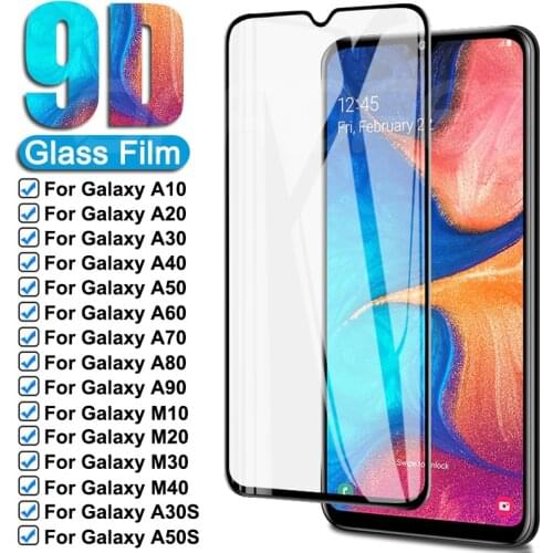9D Protective Glass For Samsung Galaxy A10 A20 A30 A40 A50 A60 A70 A80 A90 Tempered Glass on Samsung M10 M20 M30 M40 Screen Film
