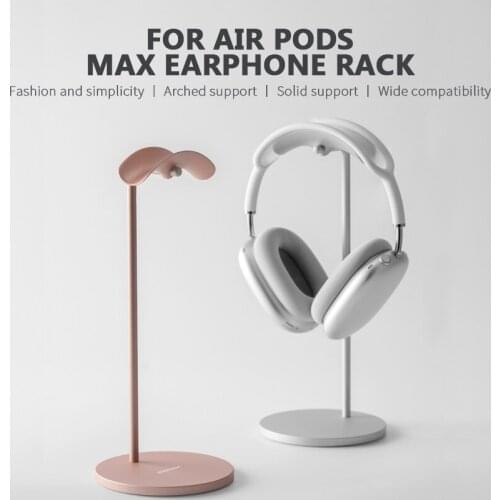 Aluminum Headphone Stand Rack For Airpods Max Sturdy Non-Slip Metal Gaming Headset Earphone Holder Hanger With Solid Base