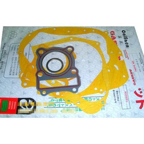 Free Shipping Motorcycle GN125 Full Washer Complete Gasket Includes Cylinder Gasket and Engine Gasket for Suzuki 125cc GN 125