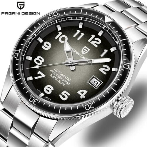 2020 New PAGANI DESIGN Mechanical Watches For Men Luxury Automatic Watch Men Waterproof Steel Business Watch Relogio Masculino