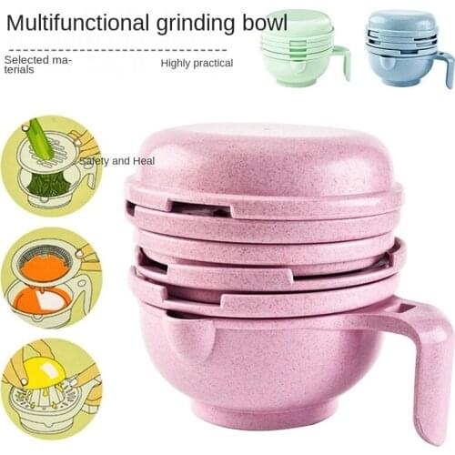 Baby Food Supplement Grinding Bowl Manual DIY Food Grinder Baby Food Supplement Tool Juicer Cooking Stick Set