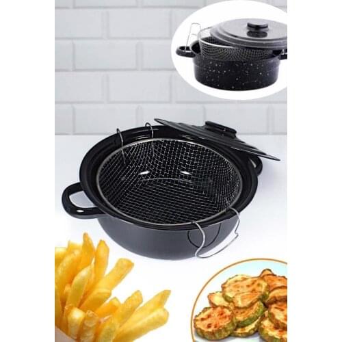 Essan Fireproof and Non-Stick Fryer Fry pot