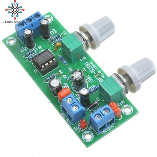 DC 12V-24V Low-pass Filter NE5532 22Hz-300Hz Subwoofer Pre-Amplifier Preamp Board Electric Circuit Integrated Circuits