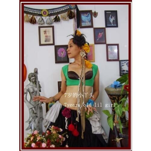 Belly Dance Top Costume Modal YOGA Ballet Rayon Shrug Short Sleeves A08