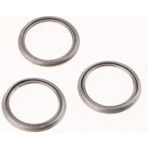 M14 Metal Oil Pan Drain Plug Gasket for Mitsubishi V5 V6, Pack of 50