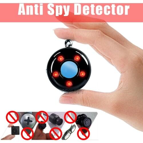Mini K100 Travel Laser Lens Detector Portable Anti Spy Camera Finder Vibrate Anti Thief Candid Pinhole Hidden Cam Bug Scanner