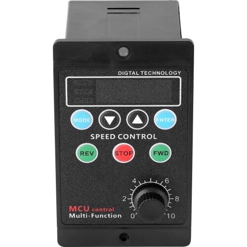 220V AC Motor Speed Controller LED Motor Speed Regulator Controller With Soft Start Function For 400W Micro Power Gear Motor