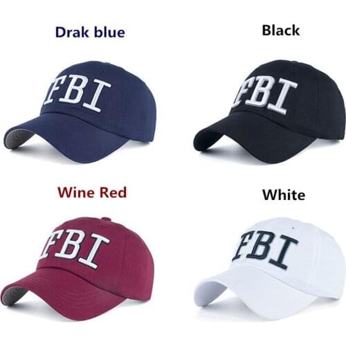 HOT Fashion FBI Cap Outdoor Hat 4 Panel Baseball Hat Brand Snapback Cap Bone FBI Snapback For Men High Quality Tactical Cap Hat
