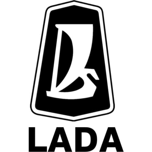 CS-020#LADA LOGO and LADA cool white/black car sticker and decal auto car stickers removable