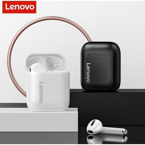 Lenovo LP2 Wirless Bluetooth 5.0 Earphones Stereo Bass Touch Control Wireless Sports Earbuds Waterproof Headset With Microphone