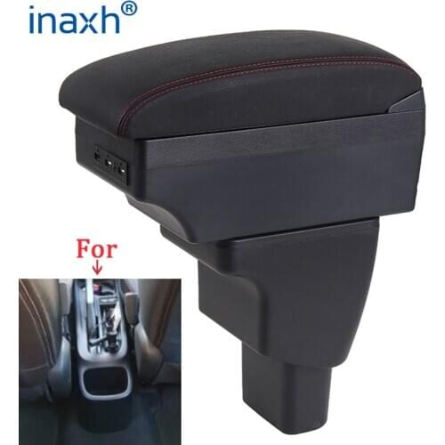 For Hyundai I10 Armrest Interior Parts special Retrofit parts Car Armrest Center Storage box with USB LED light