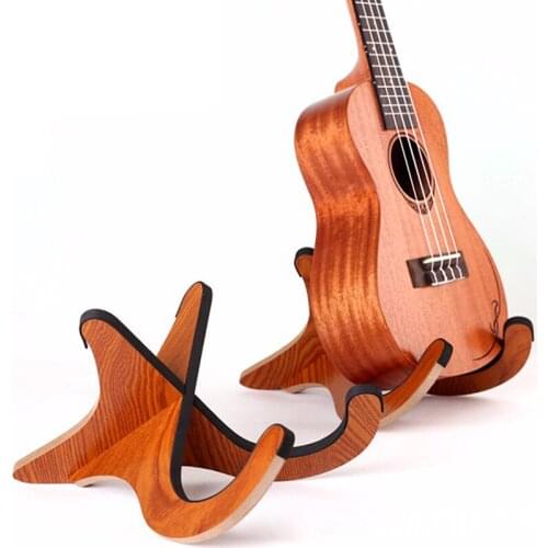 Portable Detachable Wooden Kalimba Holder Stand Thumb Piano Display Stand Fixed Frame for 10-key 17-key Finger Piano Accessories