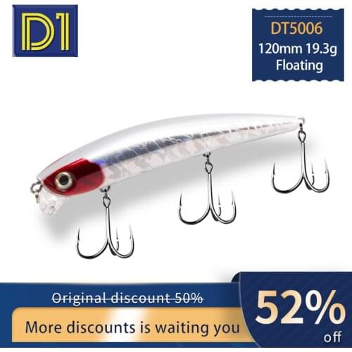 D1ratlin for fishing floating wobbler120mm/19.3g Japan hard bait quality jerkbait laser trolling pike pesca tackle for fishing
