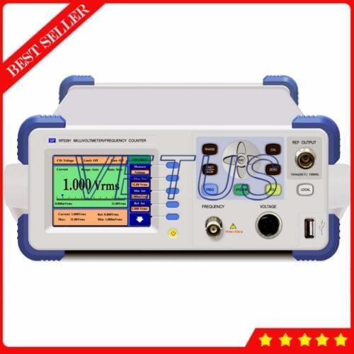 SP2281-I Digital 1.2GHz RF Probe Millivoltmeter 9kHz~1200MHz Voltage frequency meter counter with 1mVrms~10Vrms voltmeter