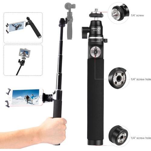 New DJI OSMO Extension Pole Rod Scalable Extension Stick for DJI Osmo & Osmo Plus&OSMO Mobile Handheld Gimbal Accessories